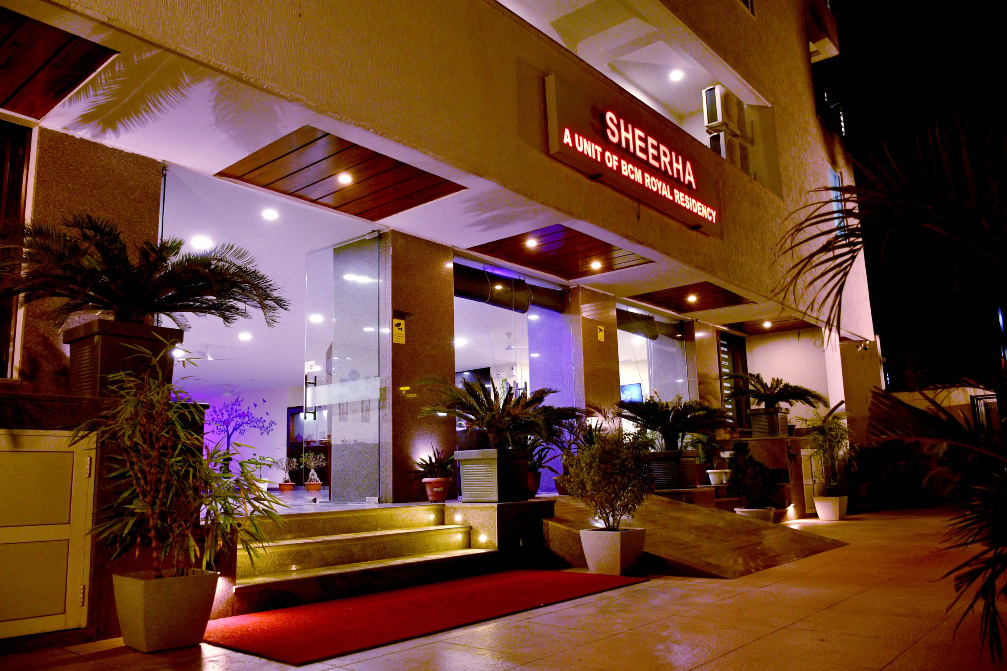 Luxury hotel exterior 1